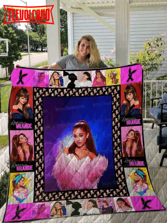 Ariana Grande Illus 3D Quilt Blanket