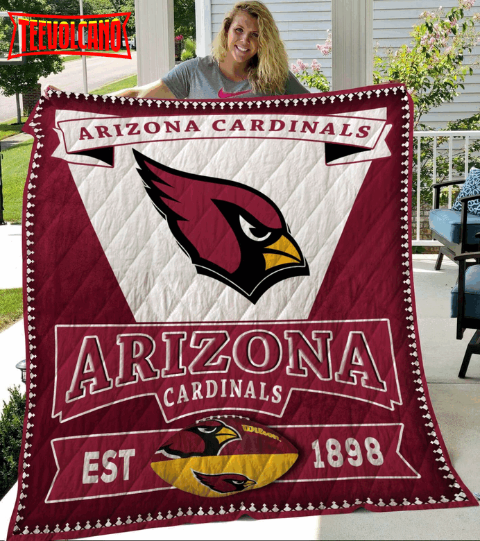 Arizona Cardinals 3D Customized Quilt Blanket