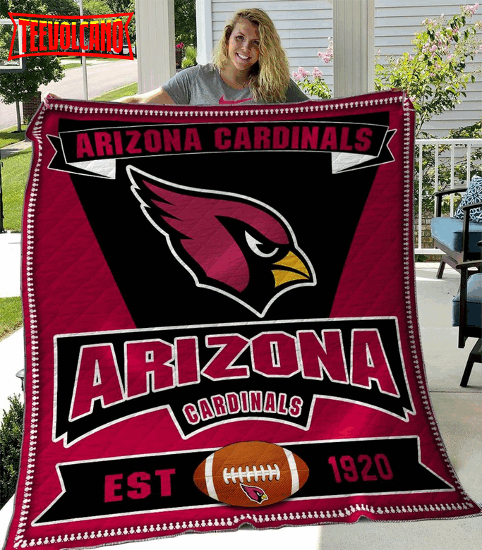 Arizona Cardinals Version 3D Quilt Blanket