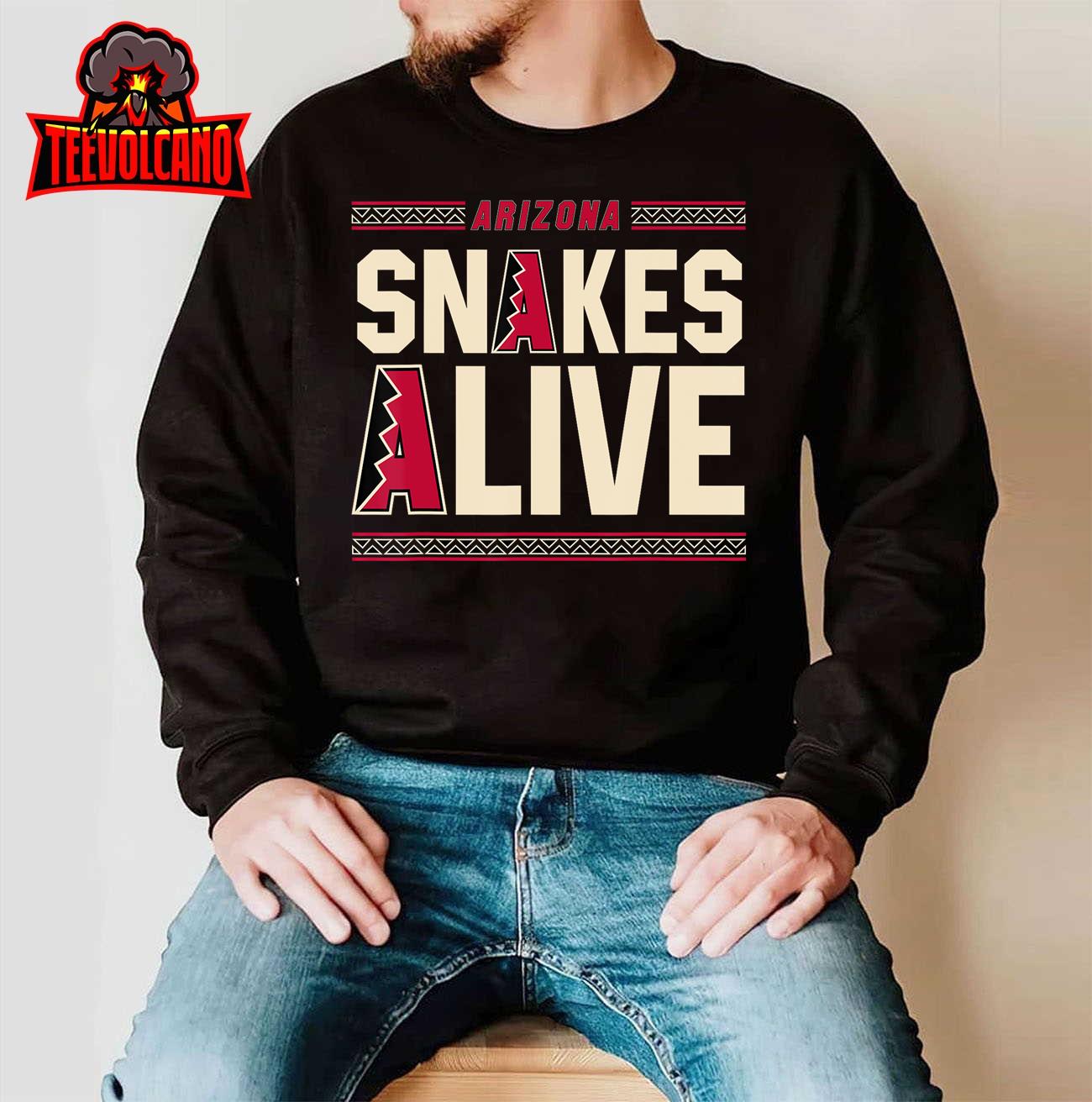 Arizona Vintage Baseball Snakes Alive T-Shirt