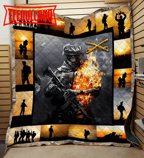 Army 3D Customized Quilt Blanket