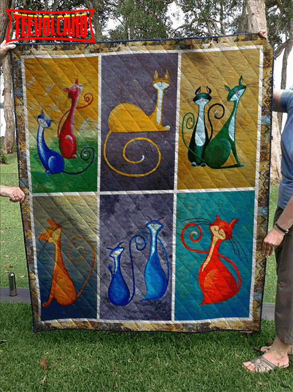 Arrogant Cat 3D Customized Quilt Blanket