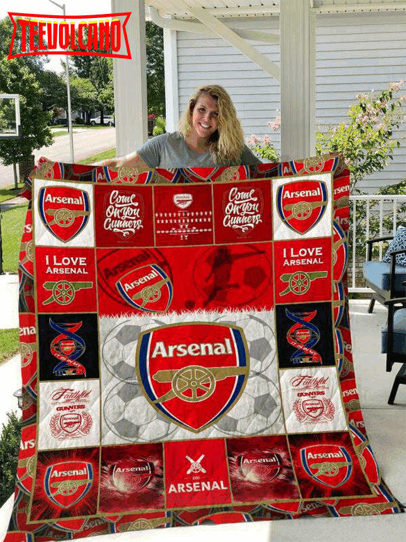 Arsenal F.C 3D Customized Quilt Blanket