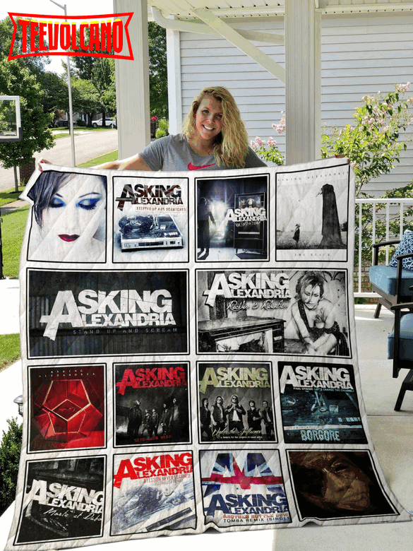 Asking Alexandria 3D Customized Quilt Blanket