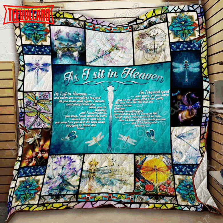 Assit In Heaven, Dragonfly 3D Quilt Blanket