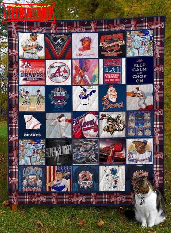 Atlanta Braves Quilt Blanket