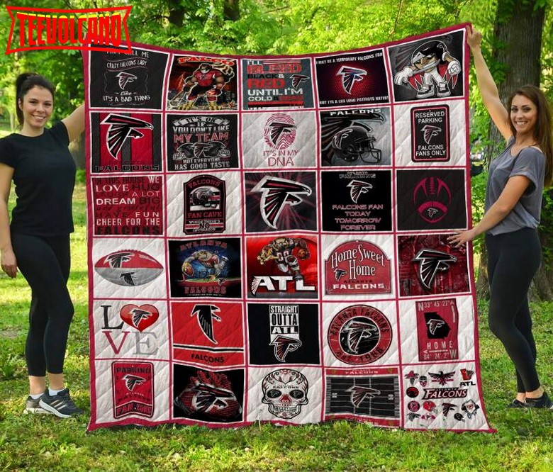 Atlanta Flcons 3D Customized Quilt Blanket