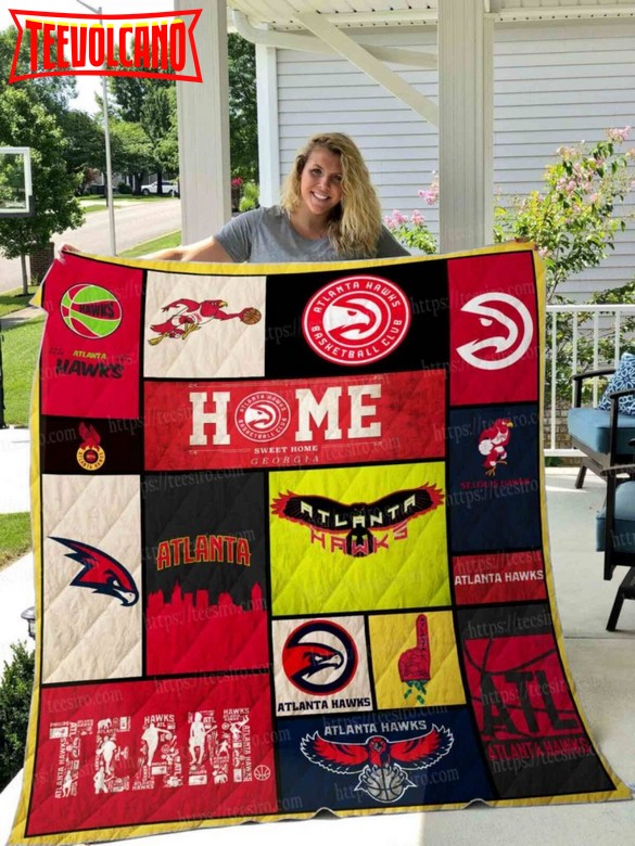 Atlanta Hawks 3D Quilt Blanket