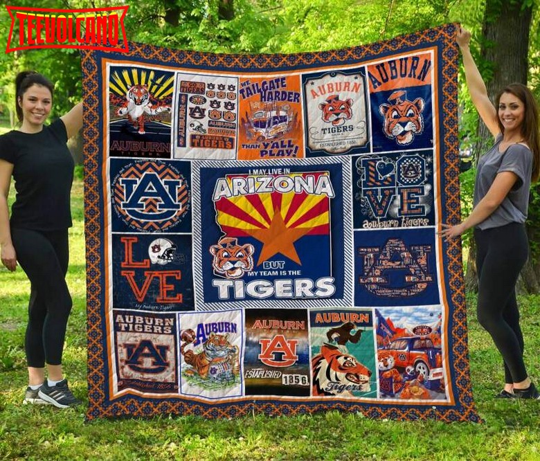 Auburn Tigers Arizona 3D Customized Quilt Blanket