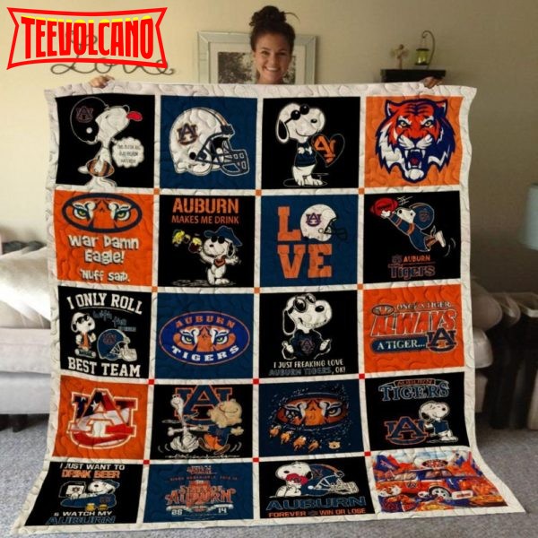 Auburn Tigers Aut05 3D Customized Quilt Blanket