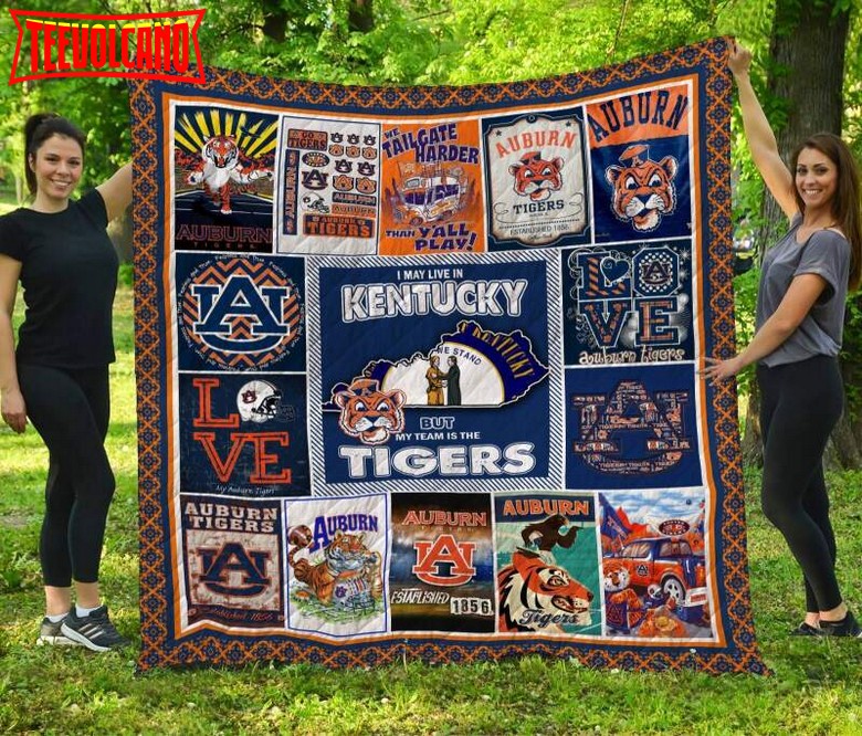 Auburn Tigers Kentucky 3D Customized Quilt Blanket