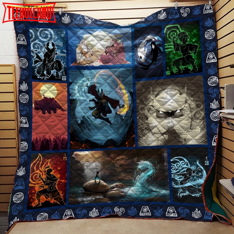 Avatar Airbender Elements Quilt Blanket