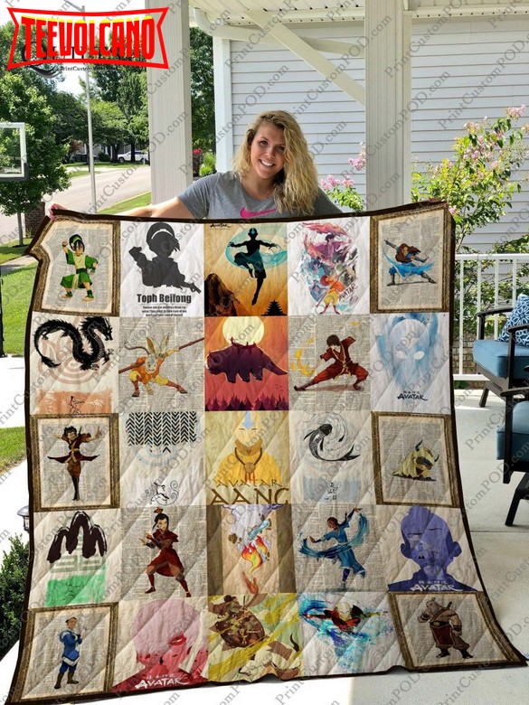 Avatar The Last Airbender Tshirt For Fans 3D Quilt Blanket