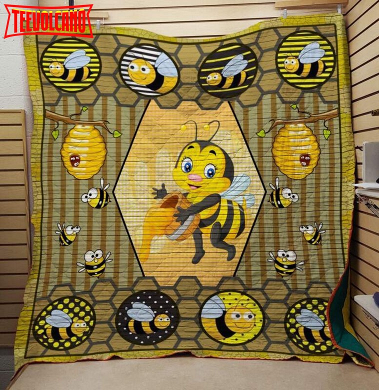 Baby Bee 3D Customized Quilt Blanket