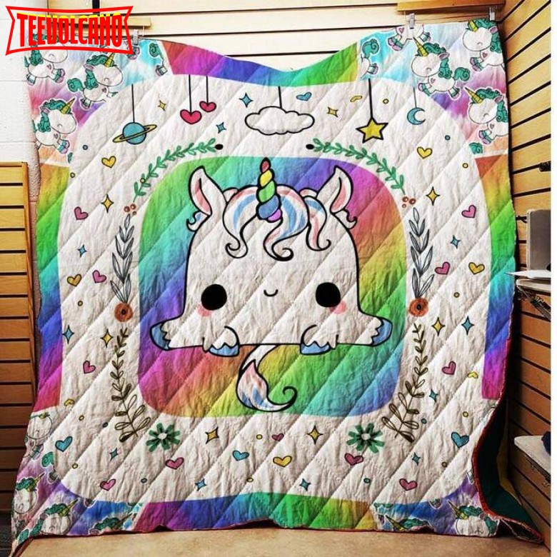 Baby Cute Unicorn 3D Customized Quilt Blanket