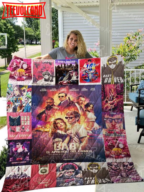 Baby Driver 3D Customized Quilt Blanket