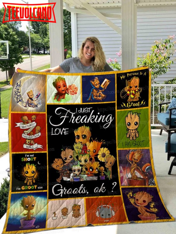 Baby Groot 3D Quilt Blanket