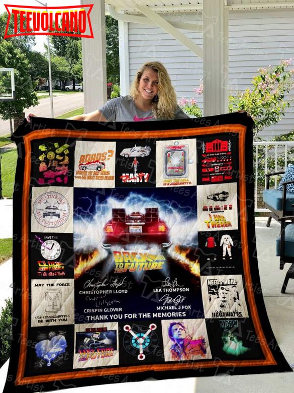 Back To The Future 3D Customized Quilt Blanket