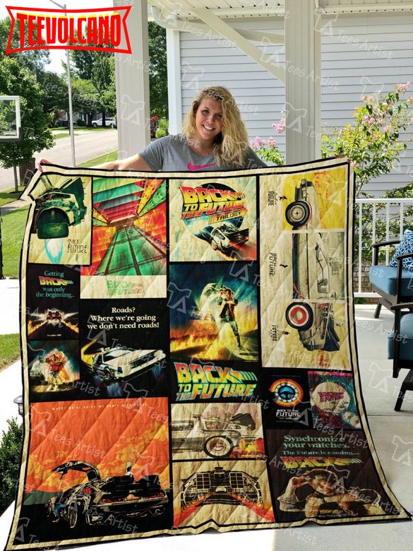 Back To The Future 3D Quilt Blanket