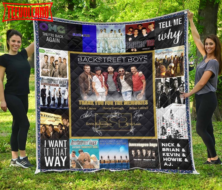 Backstreet Boys Anniversary 3D Customized Quilt Blanket