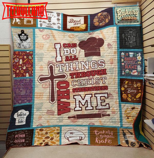 Bakers Gonna Bake 3D Customized Quilt Blanket