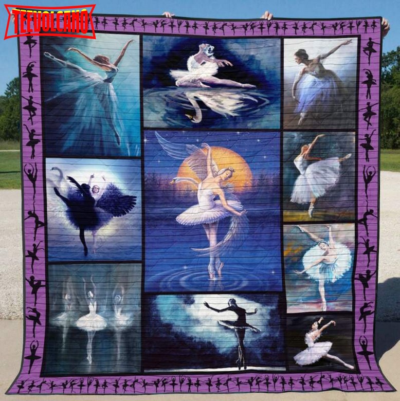 Balet 3D Customized Quilt Blanket