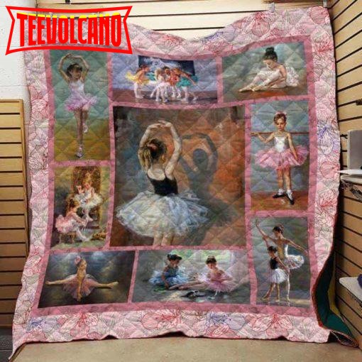 Ballet 3D Customized Quilt Blanket