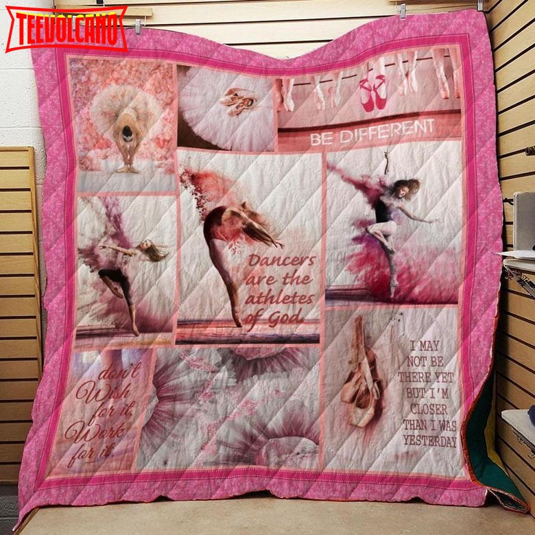 Ballet Be Different 3D Customized Quilt Blanket