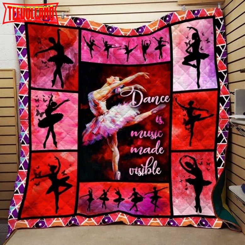 Ballet Music Made Visible 3D Quilt Blanket