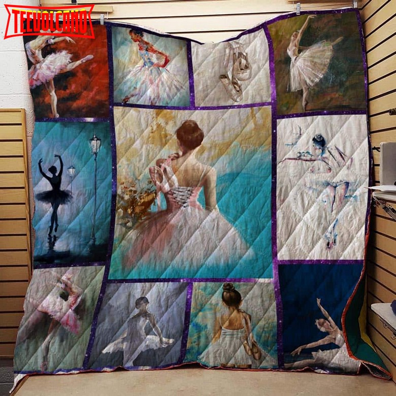 Ballet My Job 3D Quilt Blanket