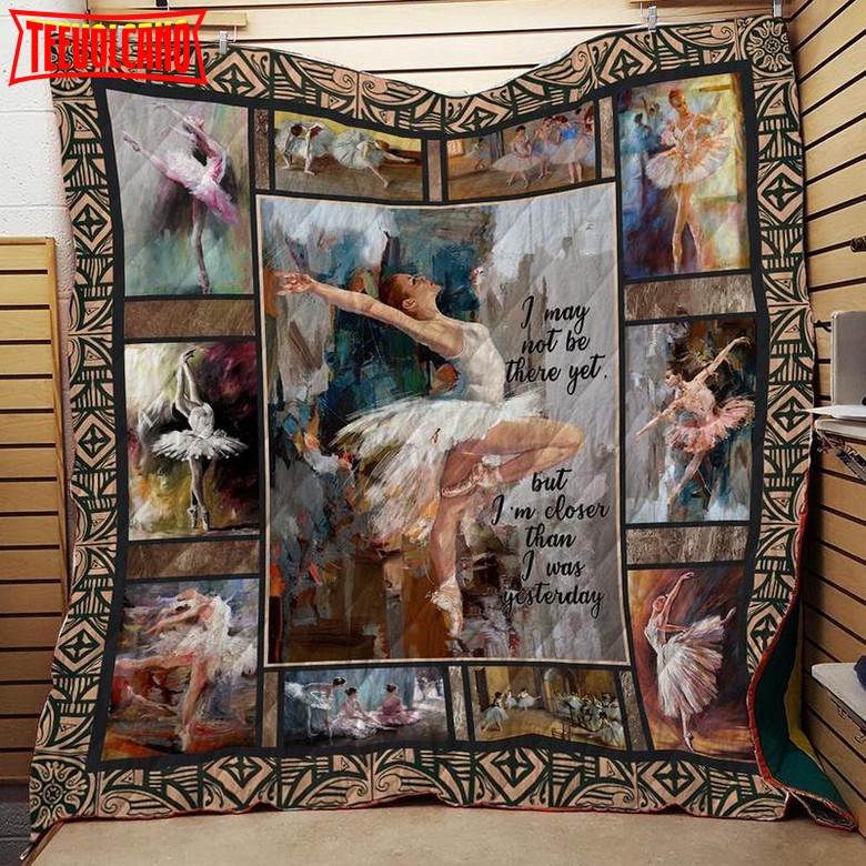 Ballet Yesterday 3D Customized Quilt Blanket