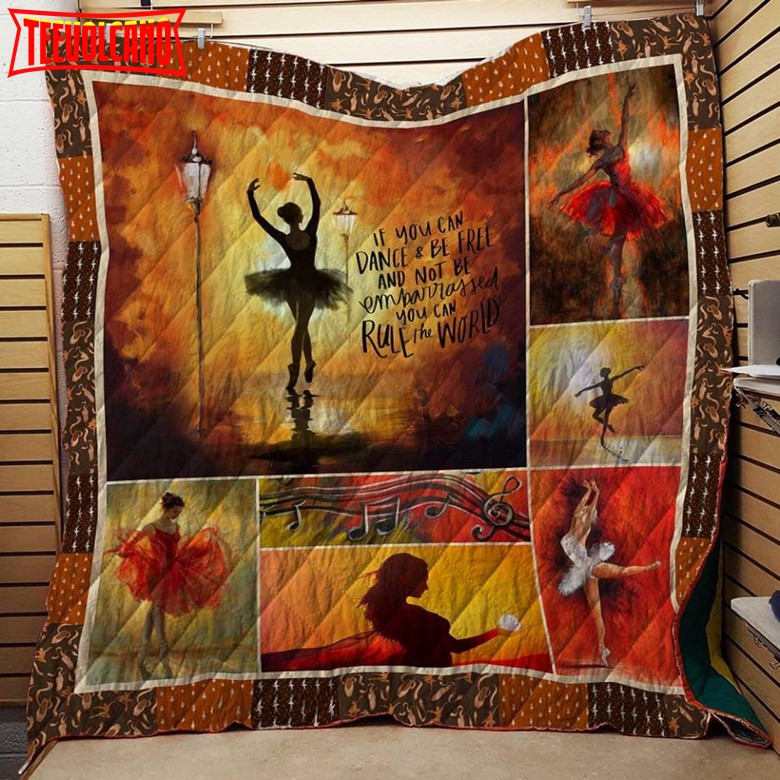 Ballet You Can Dance 3D Quilt Blanket