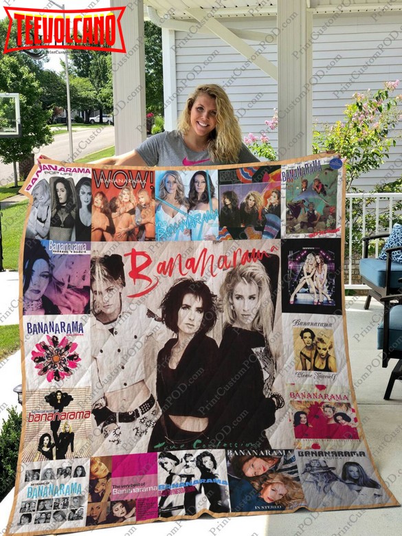 Bananarama Albums 3D Customized Quilt Blanket