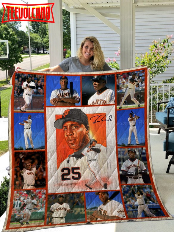 Barry Bonds 3D Quilt Blanket