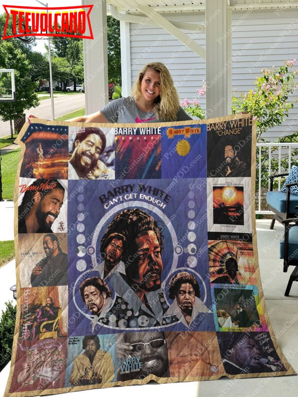 Barry White 3D Customized Quilt Blanket