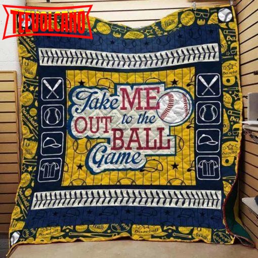 Baseball 3D Quilt Blanket