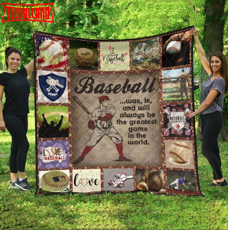 Baseball Greatest Game 3D Quilt Blanket