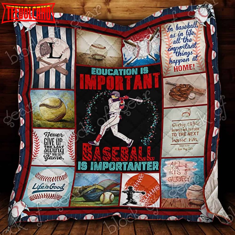 Baseball Lovers 3D Quilt Blanket