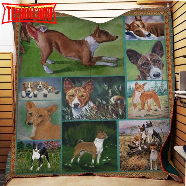 Basenji Lover 3D Quilt Blanket