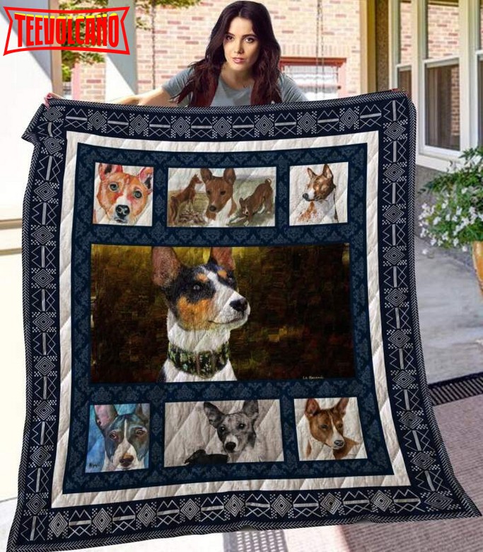 Basenji Quilt Blanket