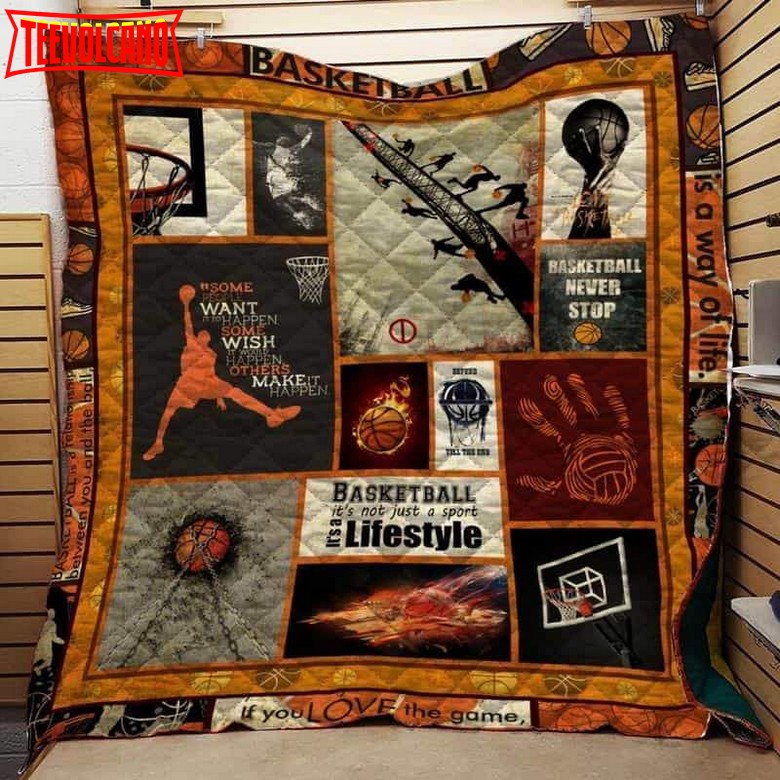 Basketball If You Love The Game 3D Customized Quilt Blanket