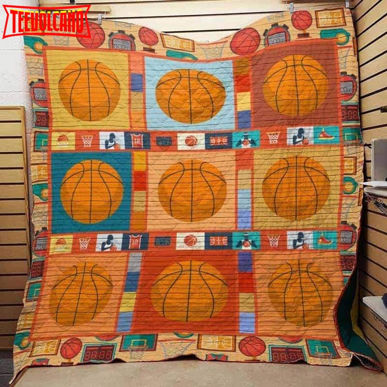 Basketball Love 3D Customized Quilt Blanket