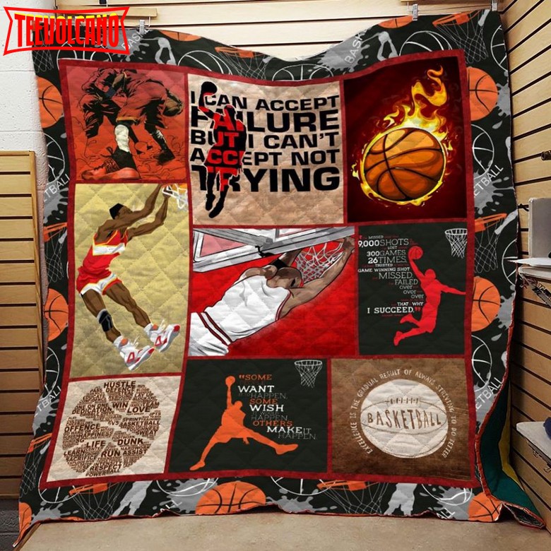 Basketball Want Wish Make 3D Quilt Blanket