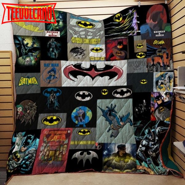 Batman Fabric 3D Customized Quilt Blanket