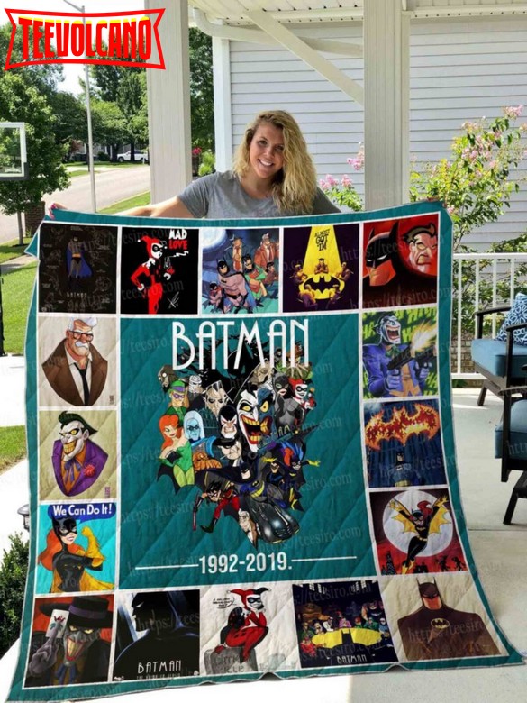 Batman The Animated Series 3D Quilt Blanket