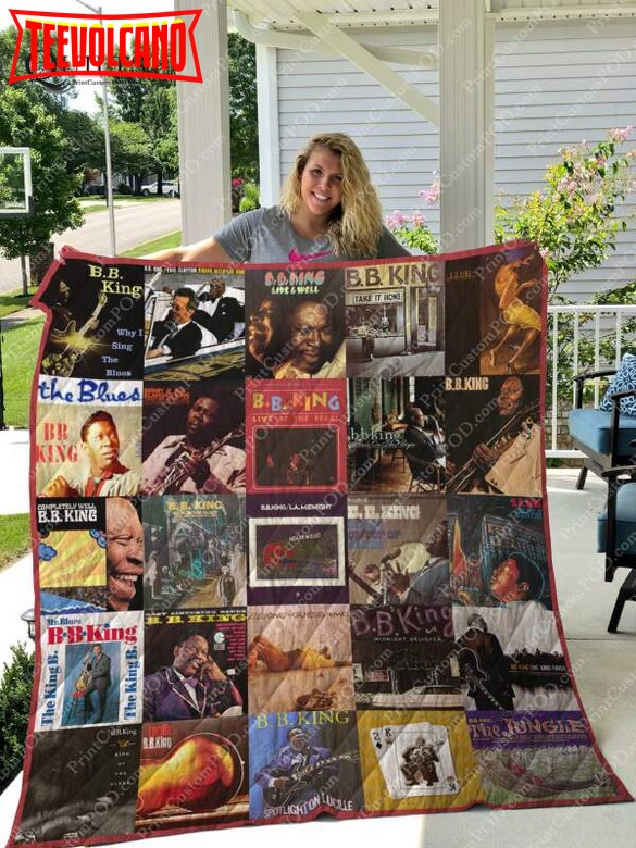 B.B. King Albums 3D Customized Quilt Blanket