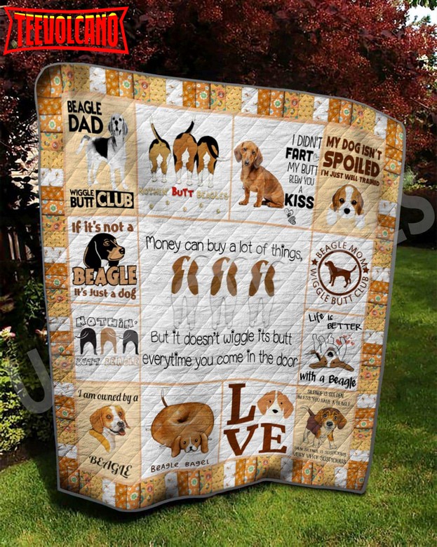 Beagle Make Sure Right 3D Quilt Blanket