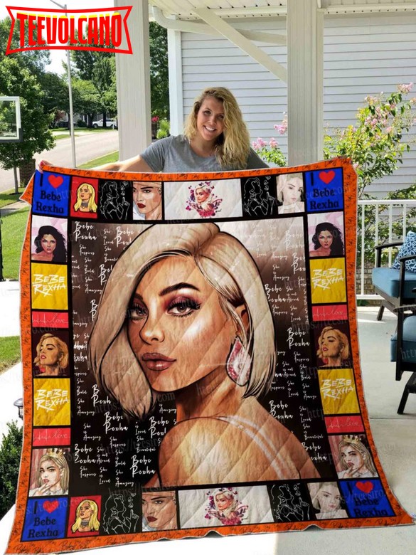 Bebe Rexha 3D Quilt Blanket