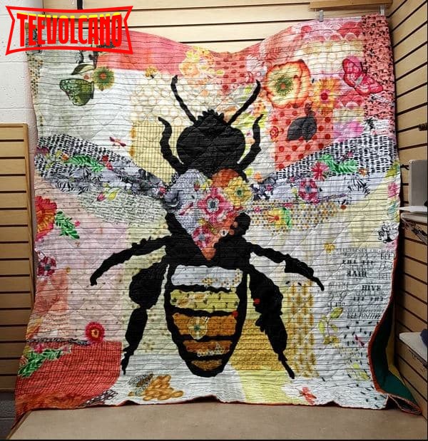 Bee Bee Lady 3D Quilt Blanket