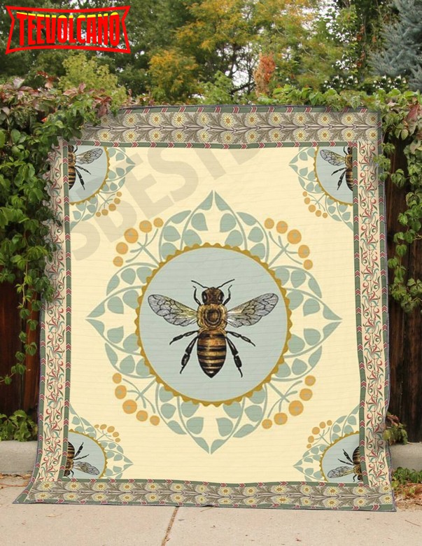 Bee Collect The Dust 3D Quilt Blanket